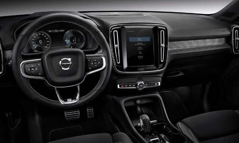 New Volvo XC40 Interior dashboard view