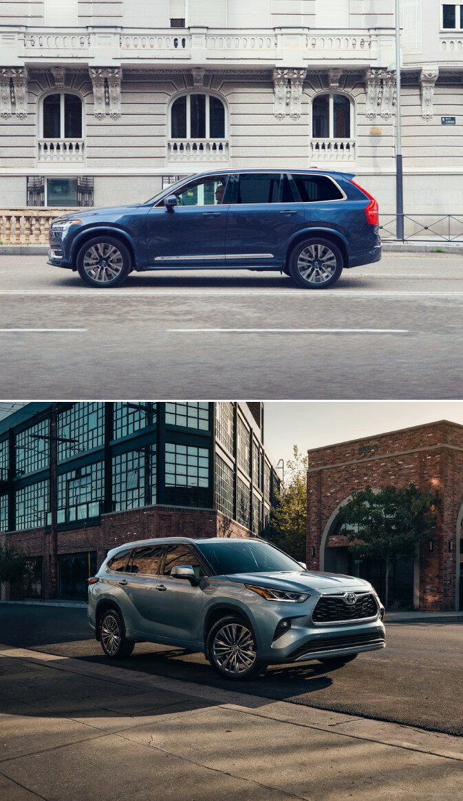 Volvo XC90 vs. Toyota Highlander Performance