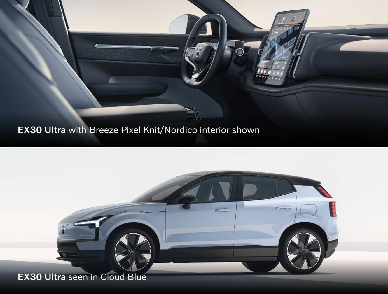 Volvo EX30 Trims: Plus and Ultra