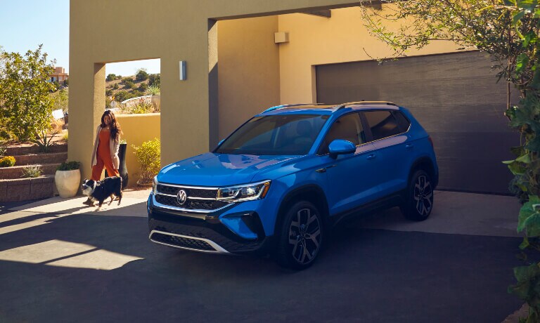 2023 VW Taos exterior in driveway