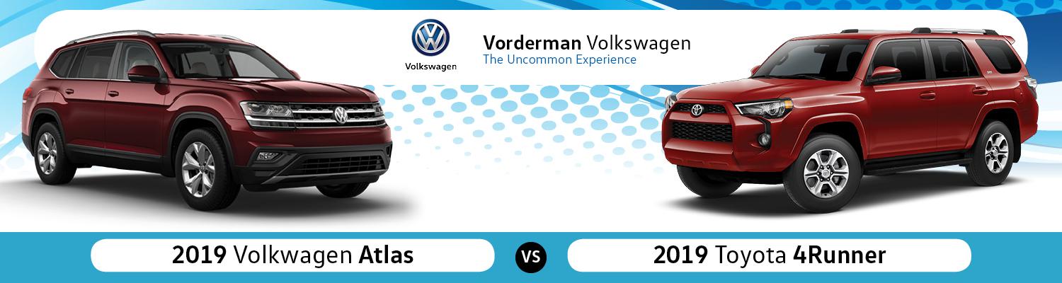2019 VW Atlas vs Toyota 4Runner in Fort Wayne, IN