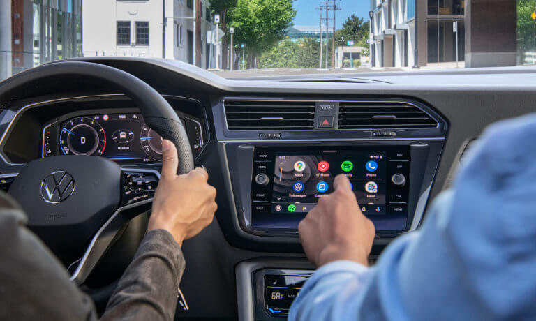 2023 VW Tiguan interior front infotainment