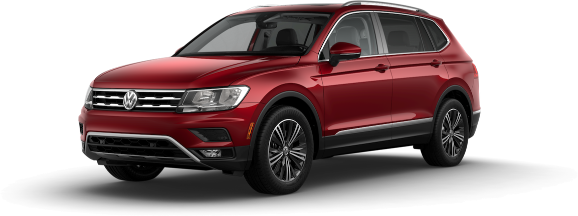 2019 Red VW Atlas SEL