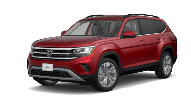 2023 VW Atlas SE with Technology - Aurora Red