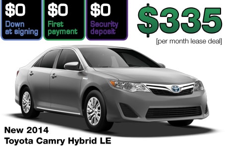 toyota camry hybrid lease deal #2