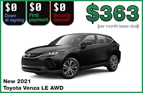 Toyota Venza Lease Deal Toyota Venza Lease Deal