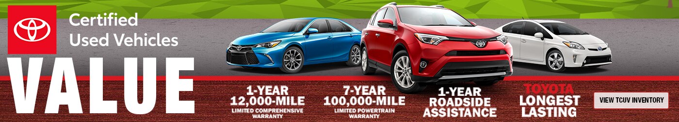Toyota Certified Used Vehicles Toyota Certified Used Vehicles