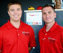 Dana and Jason 802 Toyota Sales Staff Members