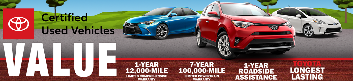 Toyota Certified Used
Vehicles for Sale in Vermont
