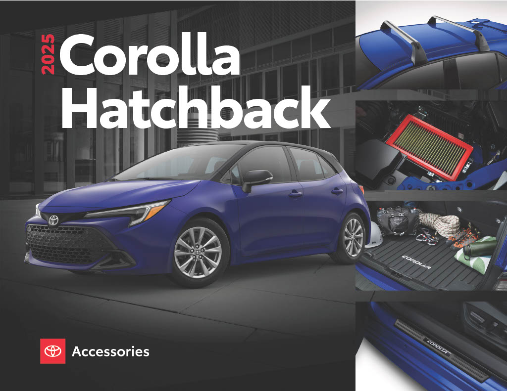 2025 Toyota Corolla Hatchback Accessories Brochure 2025 Toyota Corolla Hatchback Accessories Brochure Cover