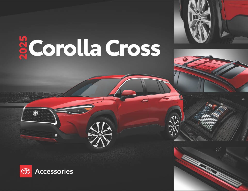 2025 Toyota Corolla Cross Accessories Brochure 2025 Toyota Corolla Cross Accessories Brochure Cover