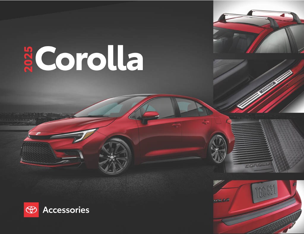2025 Toyota Corolla Accessories Brochure 2025 Toyota Corolla Accessories Brochure Cover
