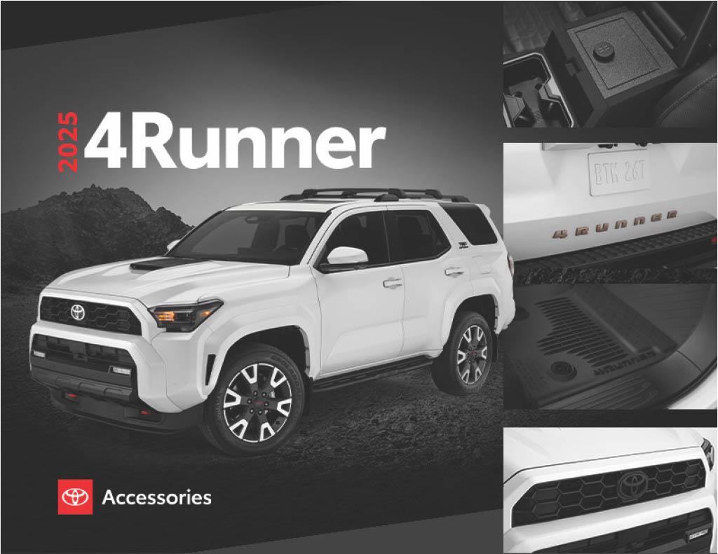 2025 Toyota 4Runner Accessories Brochure 2025 Toyota 4Runner Accessories Brochure Cover