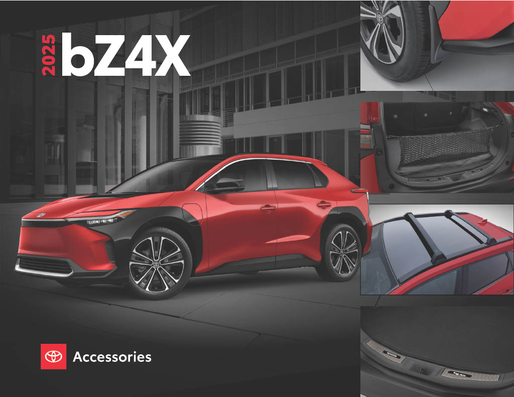 2025 Toyota bZ4X Accessories Brochure 2025 Toyota bZ4X Accessories Brochure Cover