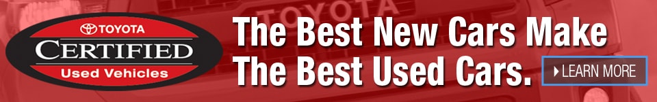 Toyota Certified Used Vehicle Benefits Toyota Certified Used Vehicle
Benefits
