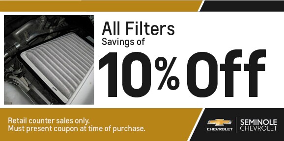 Orlando Chevrolet Parts Coupon