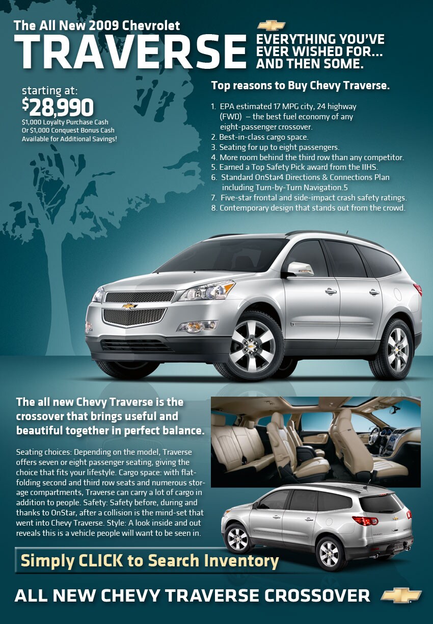 The All New 2009 Chevrolet Traverse