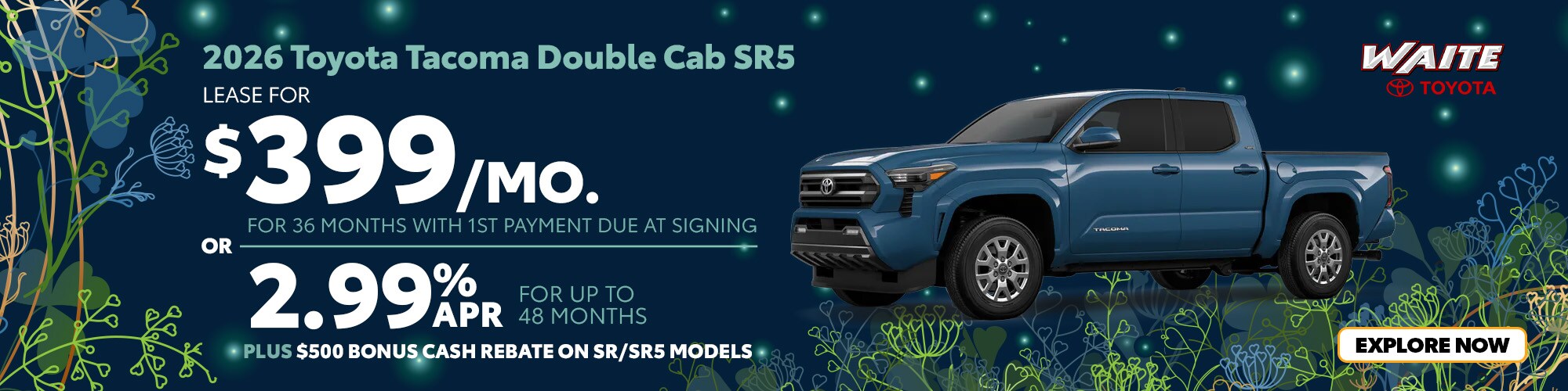 New 2026 Tacoma Double Cab SR5