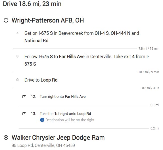 Walker chrysler jeep dodge loop road #2