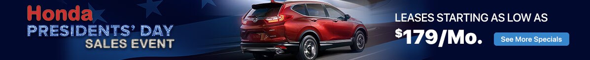 Honda Presidents' Day Sales Event