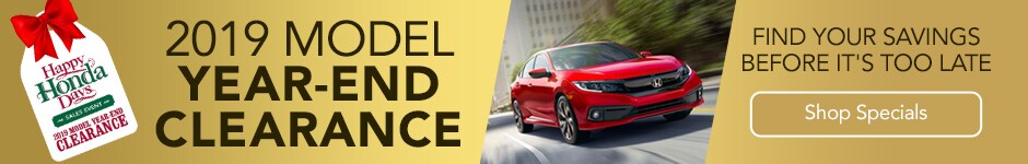 2019 Model Year-End Clearance