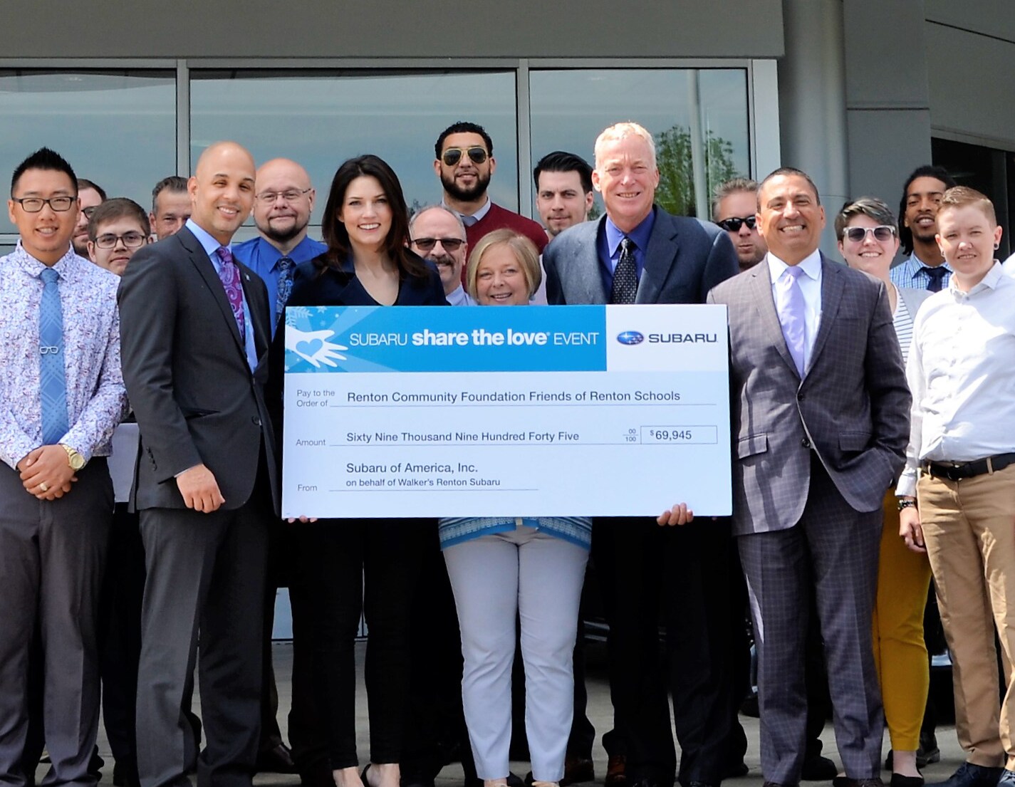 2018 Subaru Share the Love Check