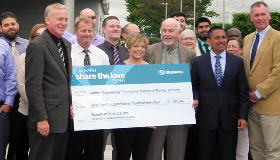 2016 Subaru Share the Love Check