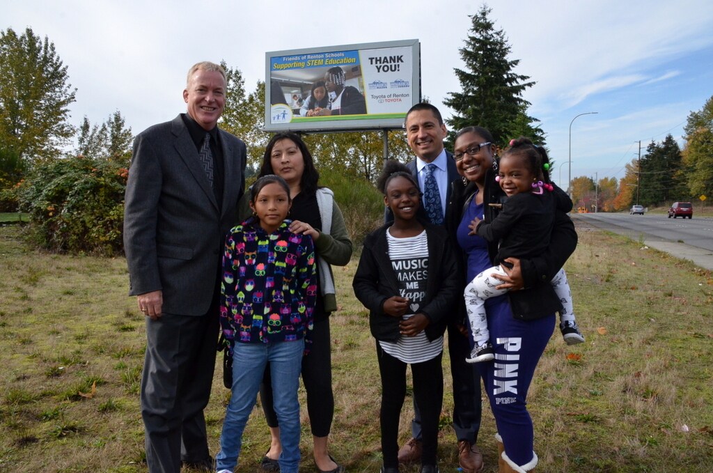 Friends of Renton Schools FORS billboard Subaru families 1 10_2016.jpg