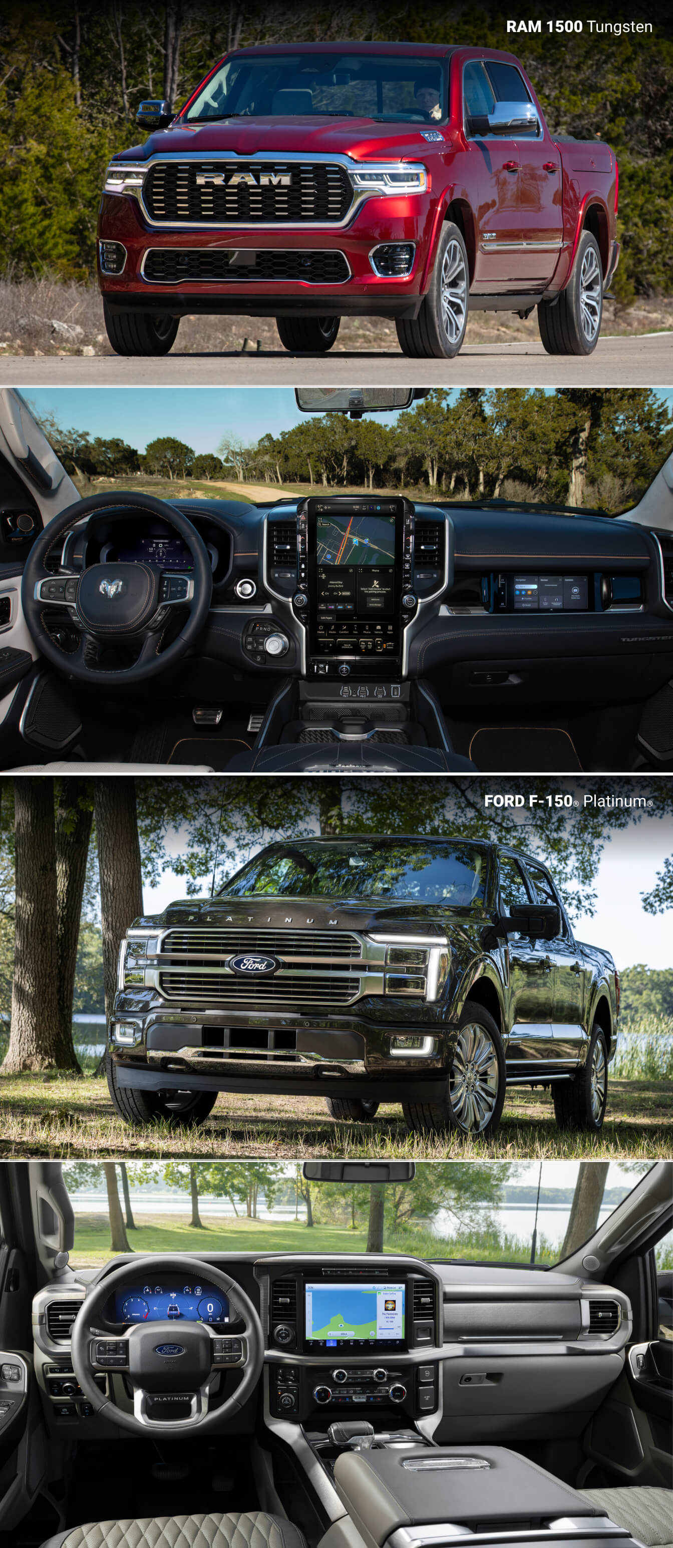 Ram 1500 vs. Ford F-150 Safety