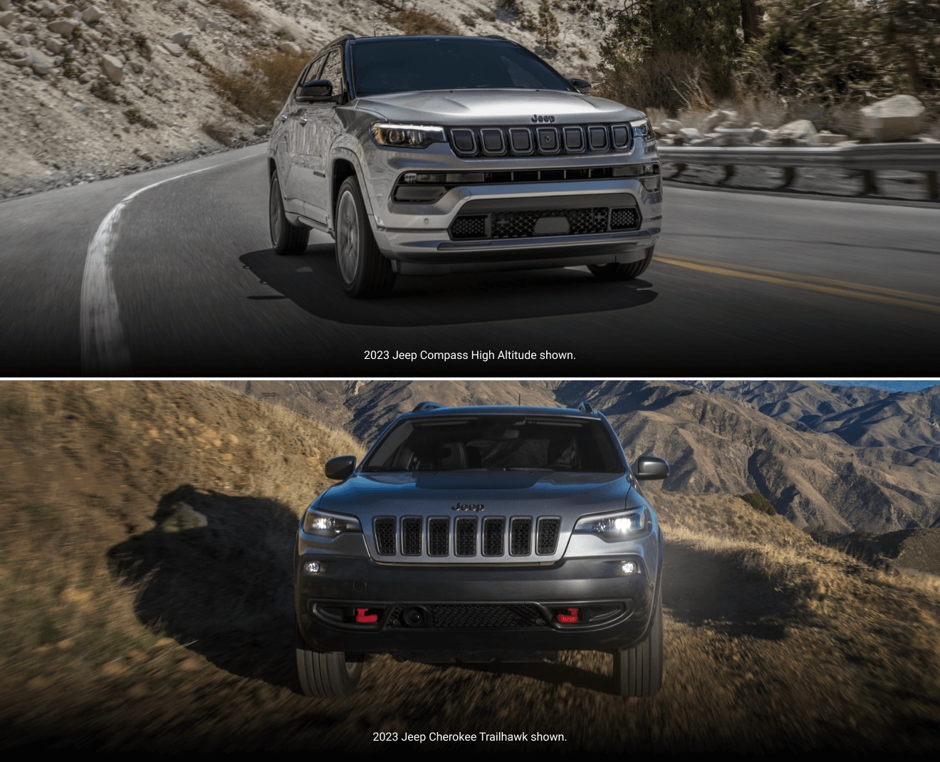 Jeep Compass vs. Jeep Cherokee Performance