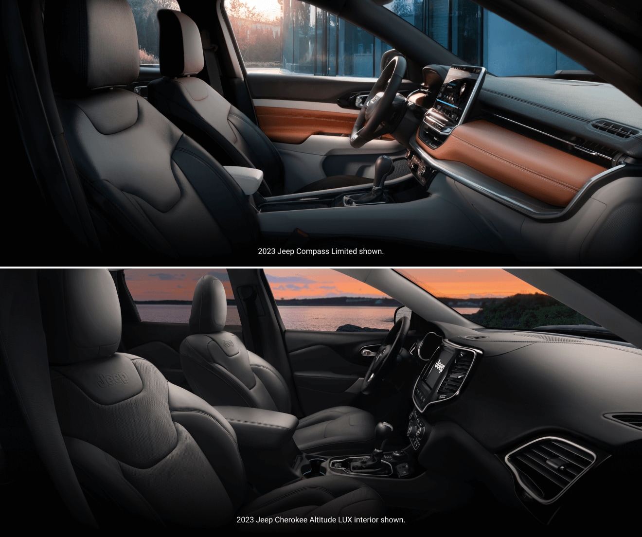 Jeep Compass vs. Cherokee Dimensions