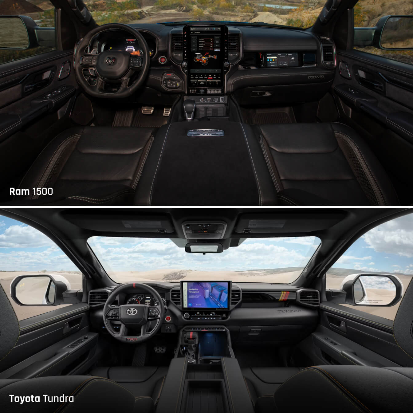 Ram 1500 vs. Tundra Features & Tech