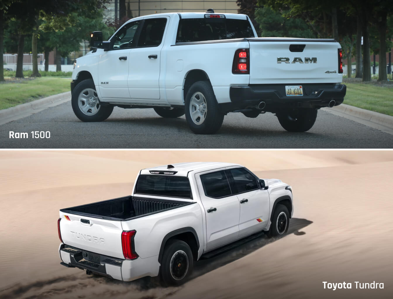 Ram 1500 vs. Toyota Tundra Cargo Space