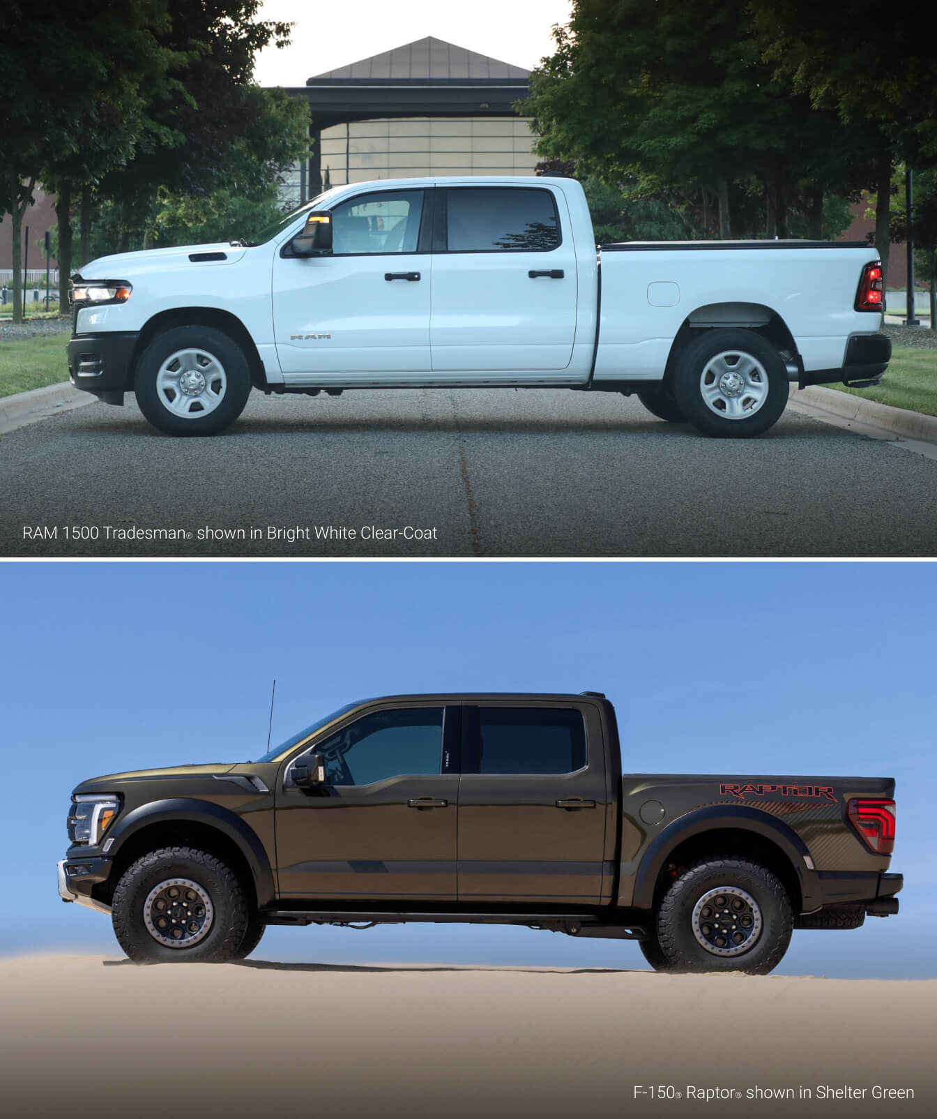 Ram 1500 vs. Ford F-150: Trim Lineup