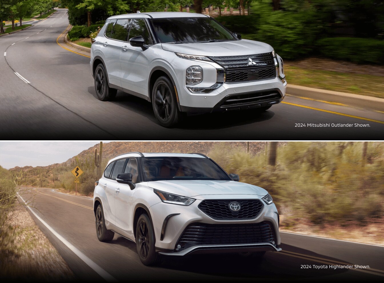 Mitsubishi Outlander vs. Toyota Highlander MPG