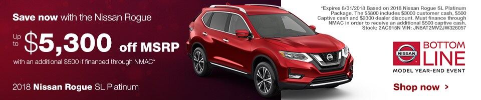 2018 Nissan Rogue SL Platinum