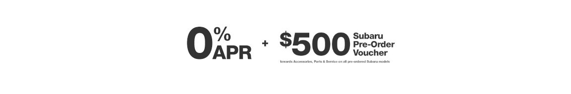 0% APR + $500 Pre-Order Voucher!