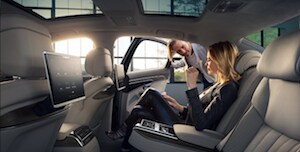 2019 Audi A8 backseat