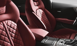 2018 Audi S7 quilted leather seats