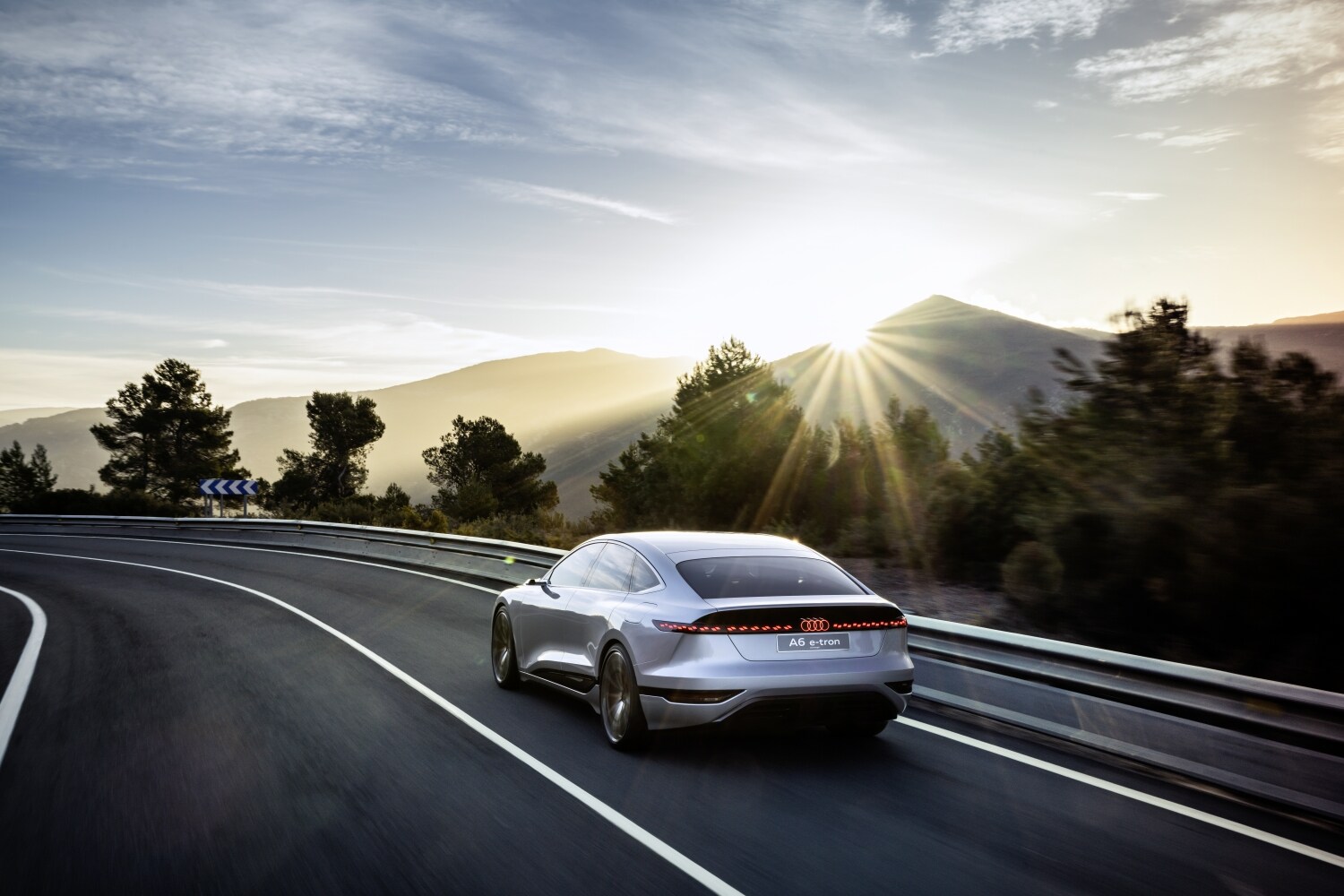Audi A6 e-tron concept rear Audi A6 e-tron concept rear