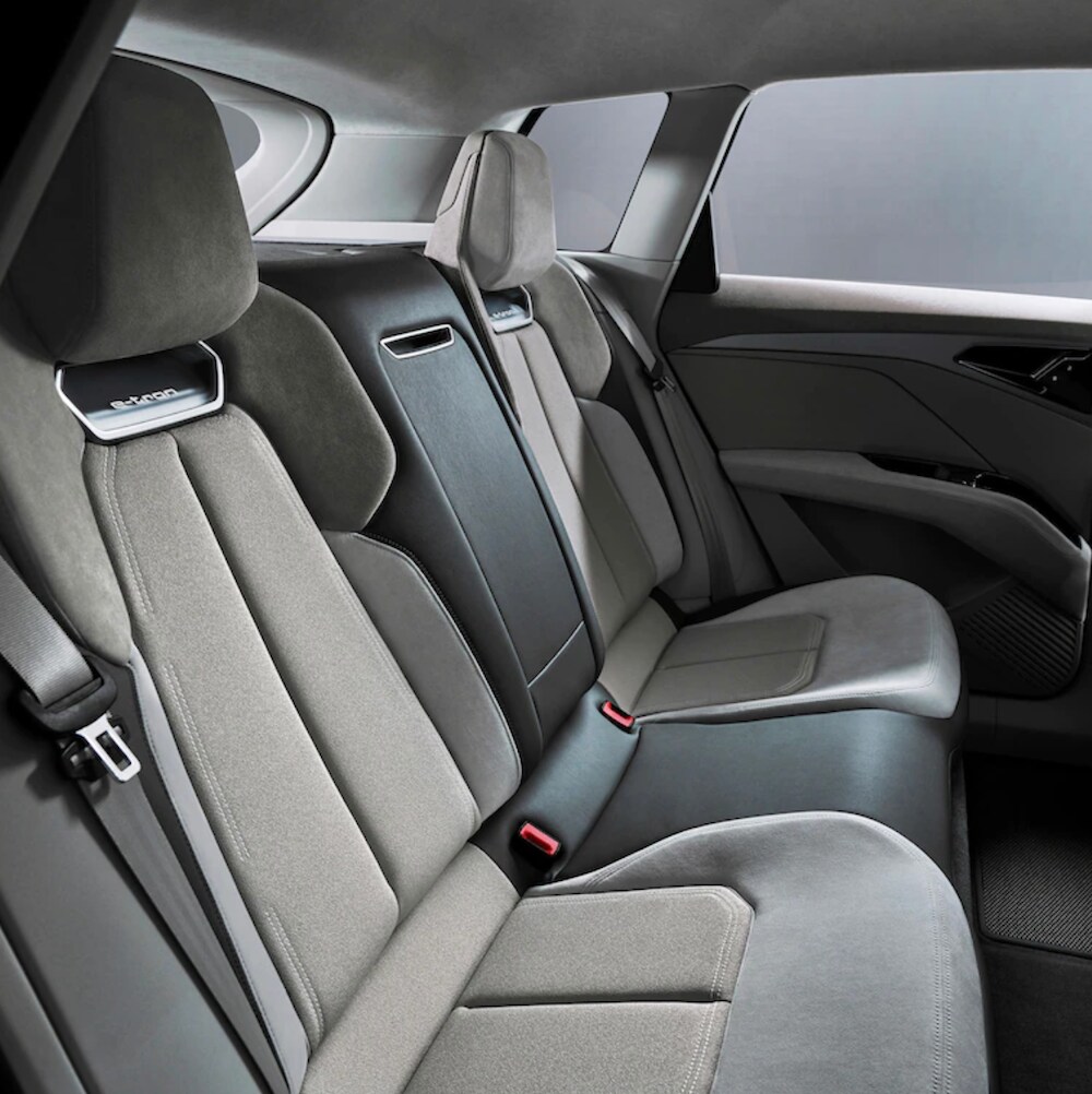 Audi Q4 concept second row Audi Q4 concept second row