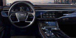 2019 Audi A8 dashboard