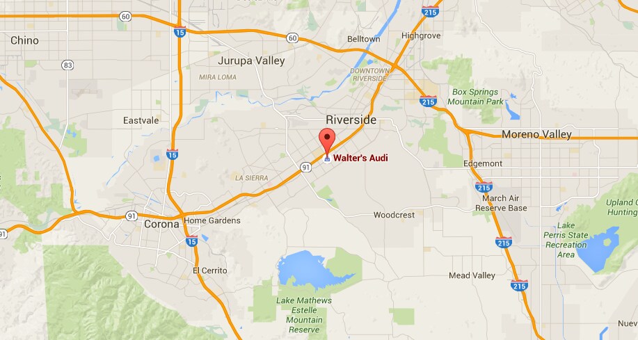 Directions to Walter's Audi in Riverside Directions to Walter's Audi in Riverside