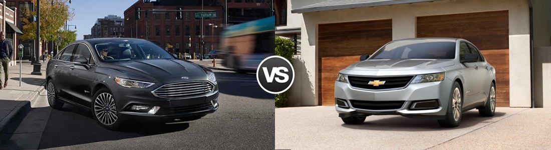 2017 Ford Fusion vs 2017 Chevrolet Impala