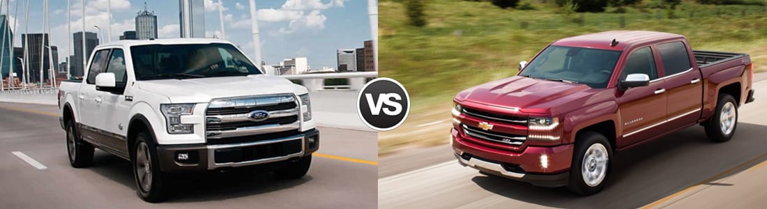 2017 Ford F-150 vs 2017 Chevrolet Silverado 1500