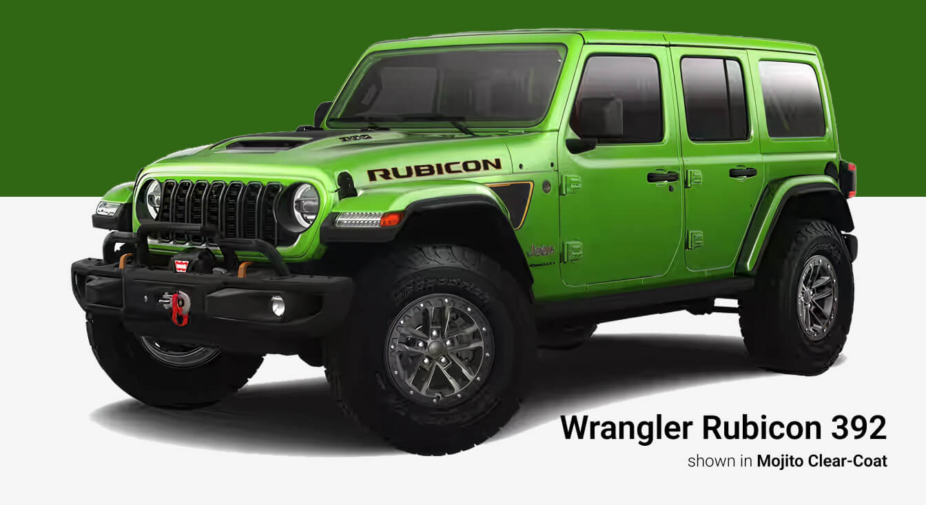 2025 Jeep Wrangler Towing Capacity by Trim: Rubicon 392