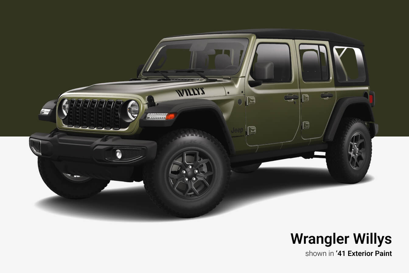 2025 Jeep Wrangler Towing Capacity by Trim: Willys