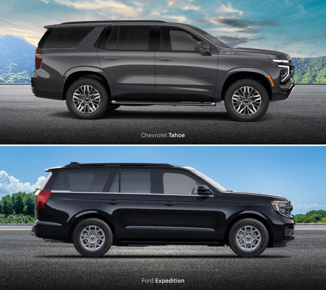 2025 Chevy Tahoe vs. Ford Expedition: Full-Size Showdown