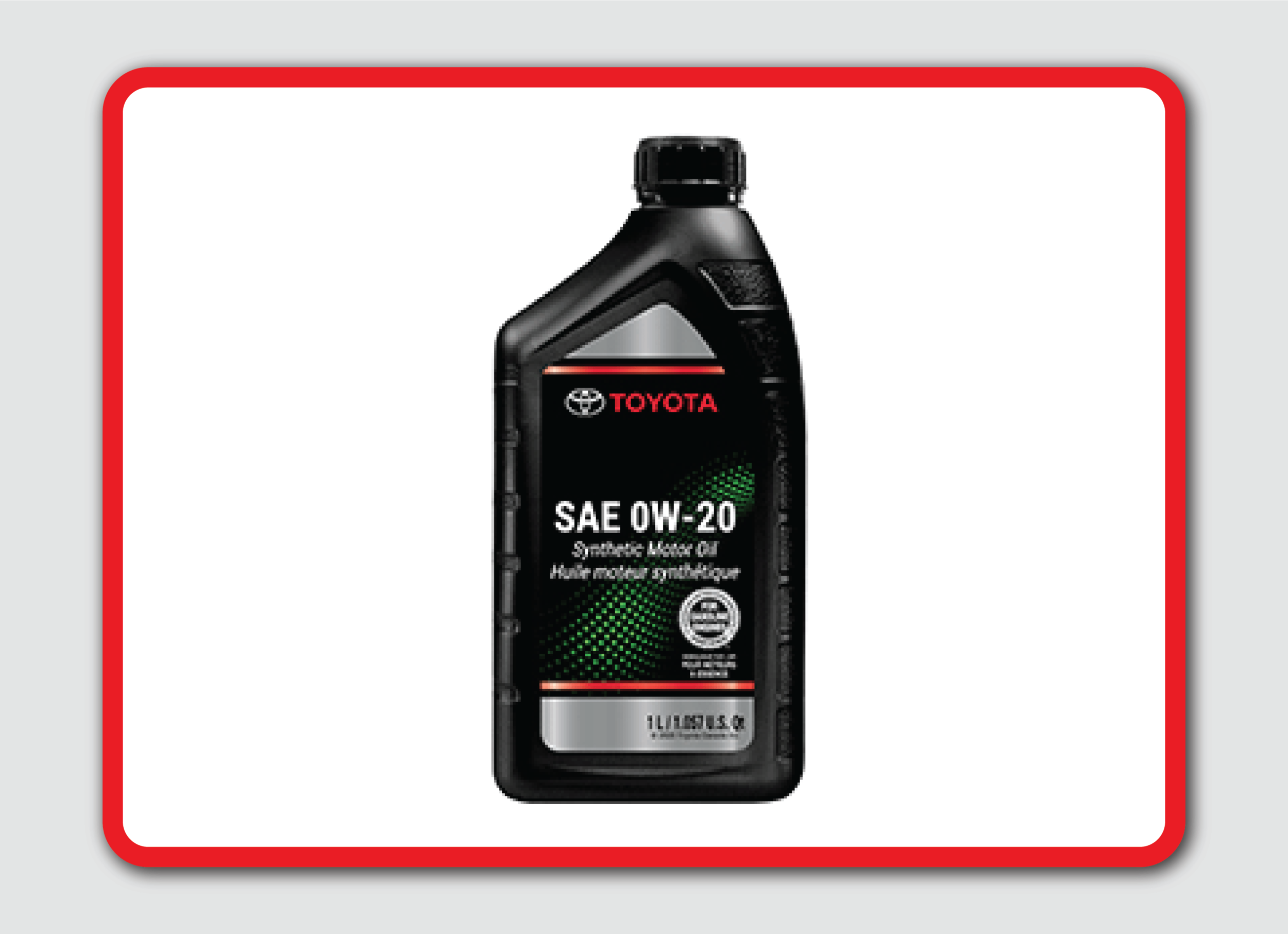 Toyota Genuine Synthetic Motor Oil