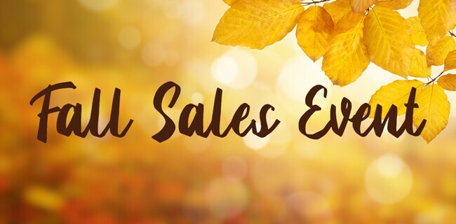 Fall Sales Event